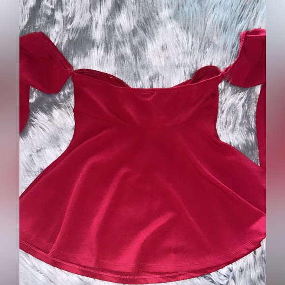 NWOT: Red Long Sleeve Blouse ♥️ - Picture 5 of 5